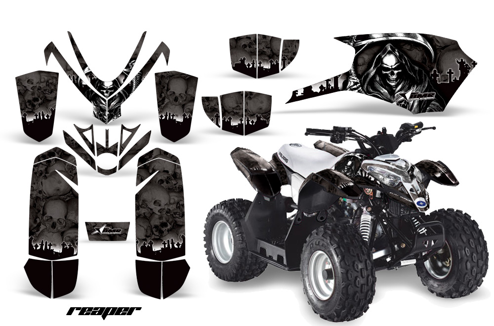 Polaris Outlaw 50 Graphics Kit Reaper B